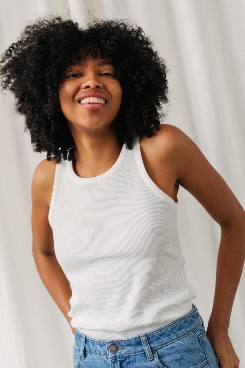 Hisingen Tank Top Off White - IVALO.COM