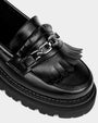 BOHEMA - Chunky Loafers Grape Leather Loafers Black, image no.4