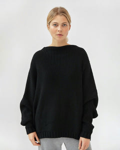 Laumės Merino Wool Sweater Black