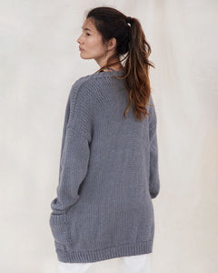 Jurgis Wool Cardigan Grey