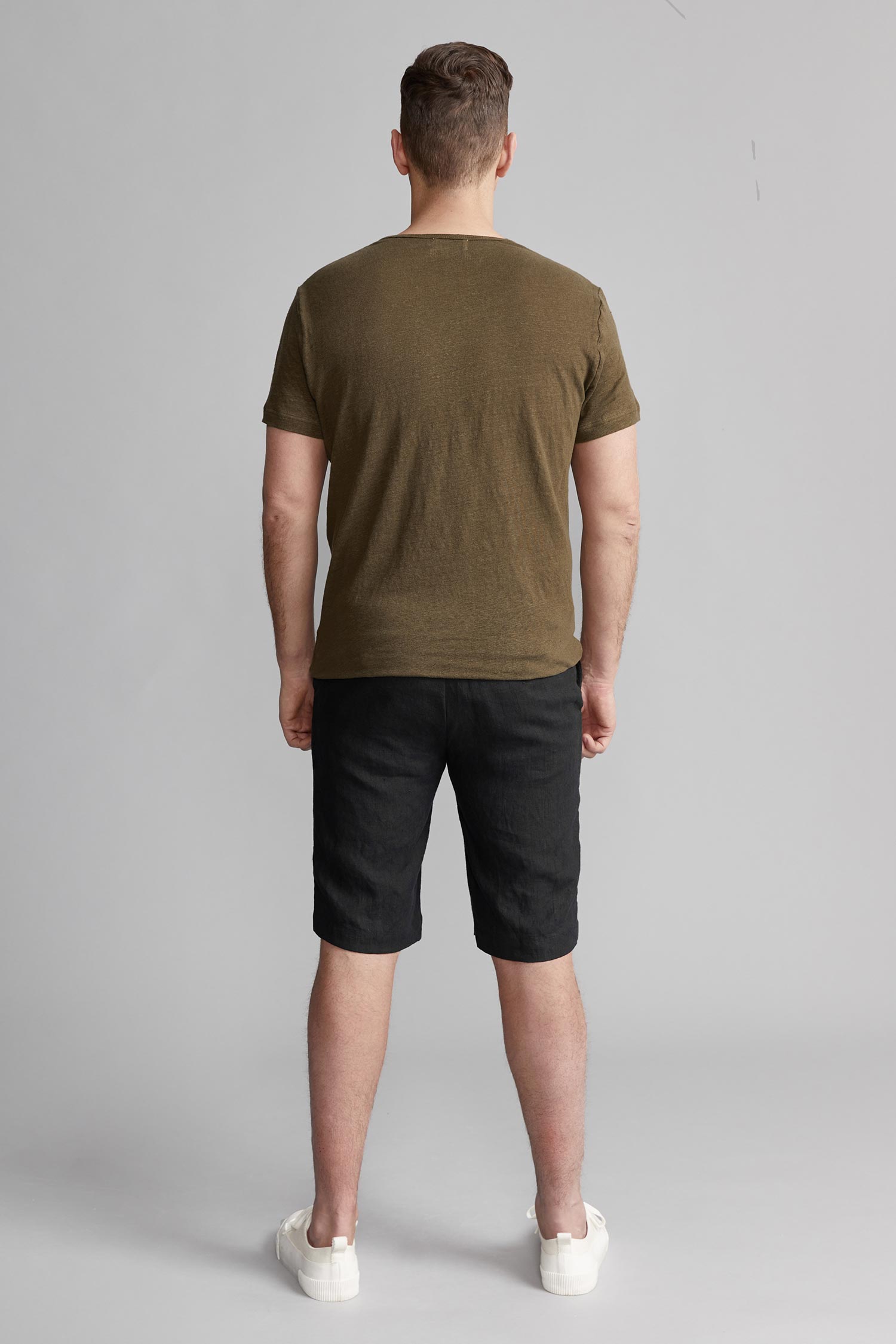 Hannes Linen T-Shirt Green