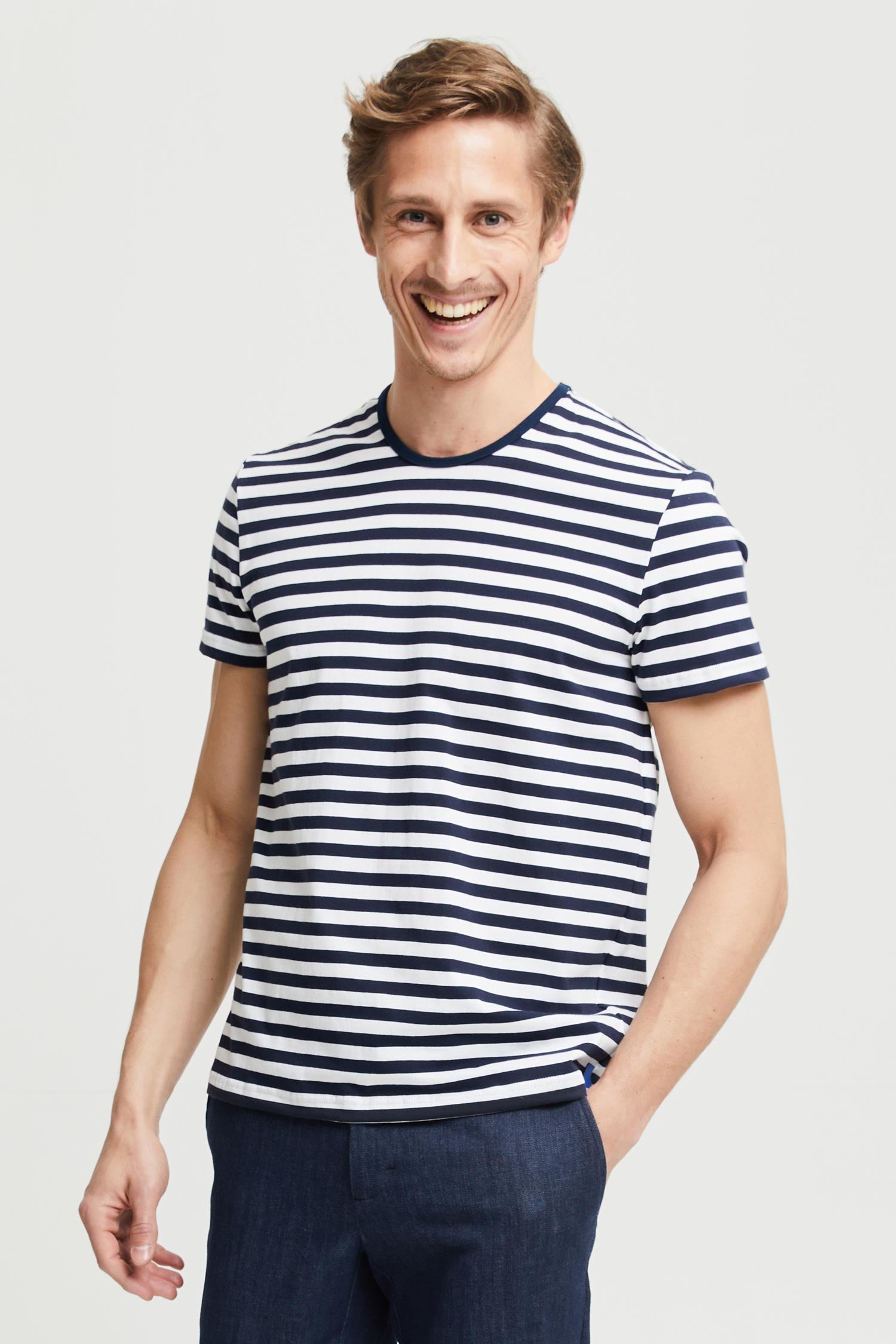Hannes Organic Cotton T-Shirt Blue