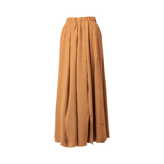 Vac Rust Multi Slits Midi Skirt