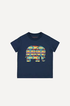 Kids' Navajo Organic Classic T-Shirt Trendsplant Blue