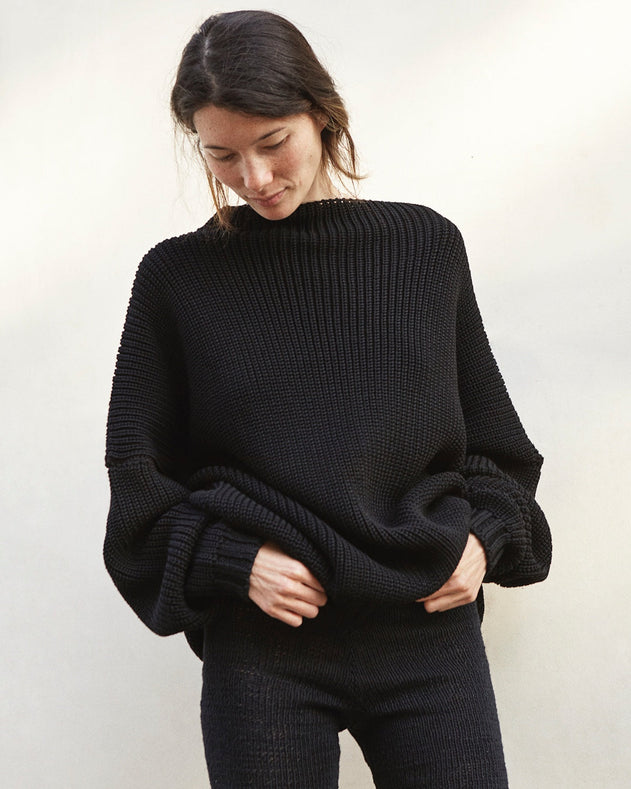 Laumės Merino Wool Sweater Black