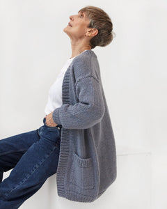 Jurgis Wool Cardigan Grey