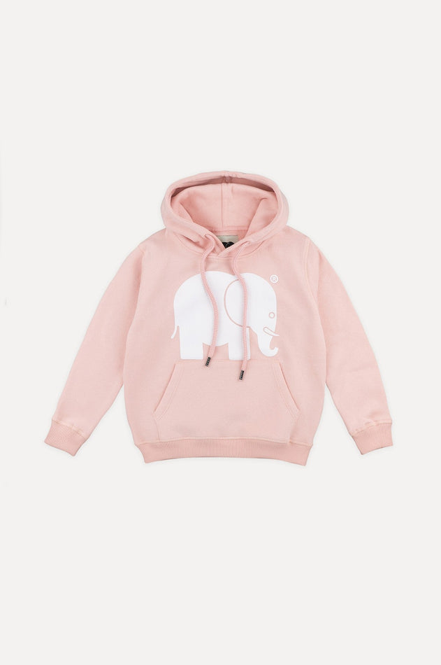 Kid's Organic Classic Hoodie Pale Pink