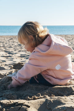 Kid's Organic Classic Hoodie Pale Pink