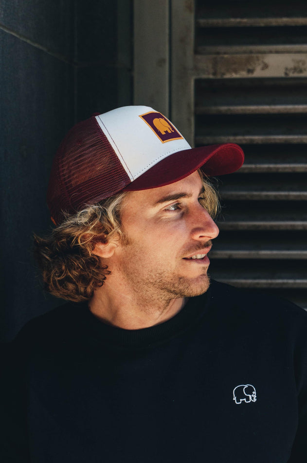 Classic Trucker Cap Burgundy