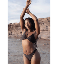 Jacquard Leona + Skyline Slim Bikini Set