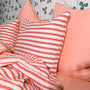 Homehagen - Linen Duvet Cover Set Red Stripe, image no.8