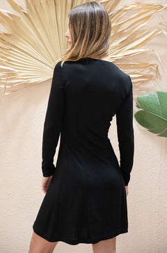 Camélia Dress Black