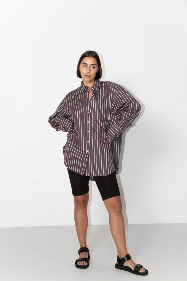 Shirt Brown Stripe
