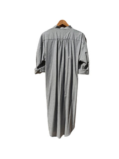 Oval Shirt Dress Striped Cotton