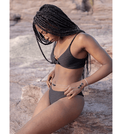 Jacquard Leona + Skyline Slim Bikini Set