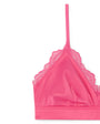 UNDERSTATEMENT - Satin Lace Triangle Bralette Bubblegum Pink, image no.6