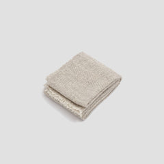 Finnish Wool Scarf Textured Grey