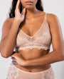 UNDERSTATEMENT - Lace Mesh Triangle Bralette Naked, image no.2