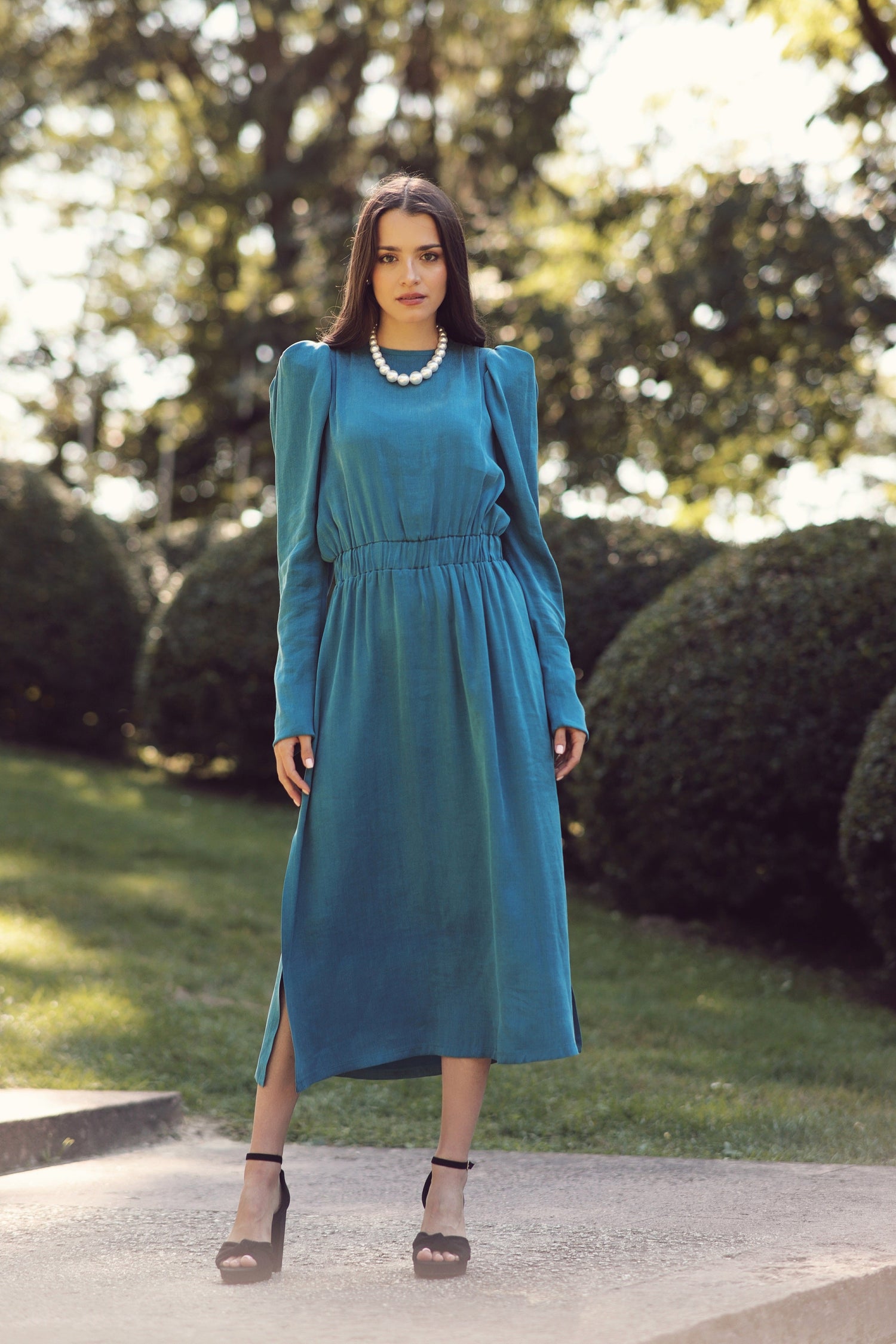 Mona Dress Blue