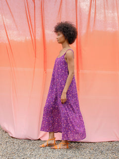 Strappy Prairie Dress Purple