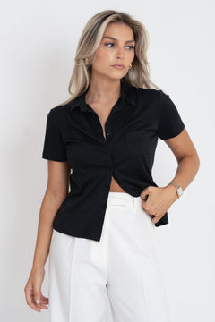 Alice Short Sleeve Shirt Black