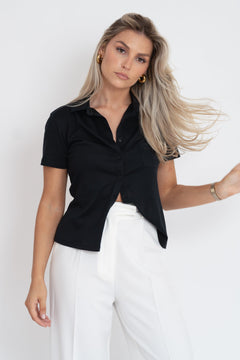 Alice Short Sleeve Shirt Black