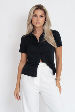 Alice Short Sleeve Shirt Black