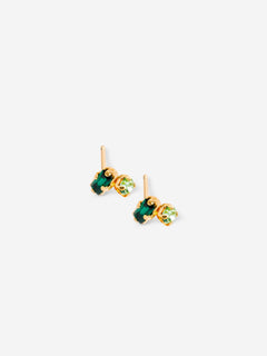 Adam Earrings Emerald Green