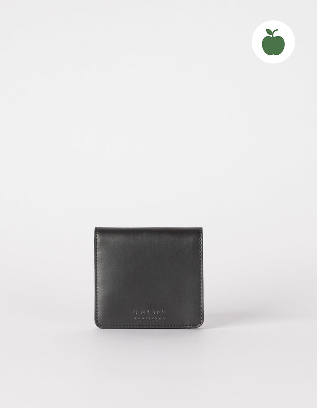 Alex Fold-Over Wallet Apple Leather Black