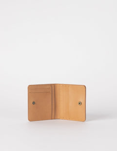 Alex Fold-Over Wallet Apple Leather Cognac