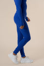 Copenhagen Cartel - Algae Ribbed OCN Weed® Leggings Cartel Blue, image no.3