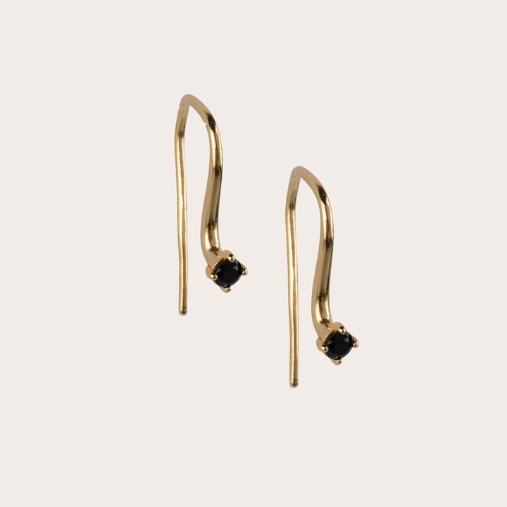 Ana Dyla - Serendipity Black Spinel Earring