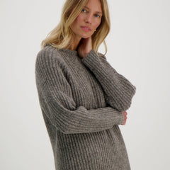 Anne Long Knit Grey