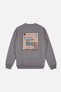 Antonyo Marest x Trendsplant Art Hut Sweater Sport Grey