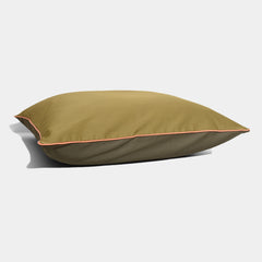 Cotton Sateen Pillowcase Moss Green