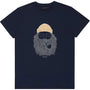 Bask in the Sun - Navy Smoking Pipe Tee, image no.1