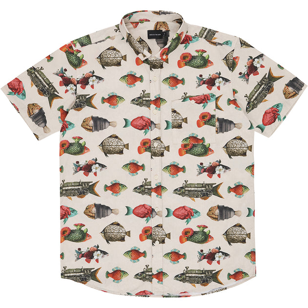 Surreal Fishes Shirt White