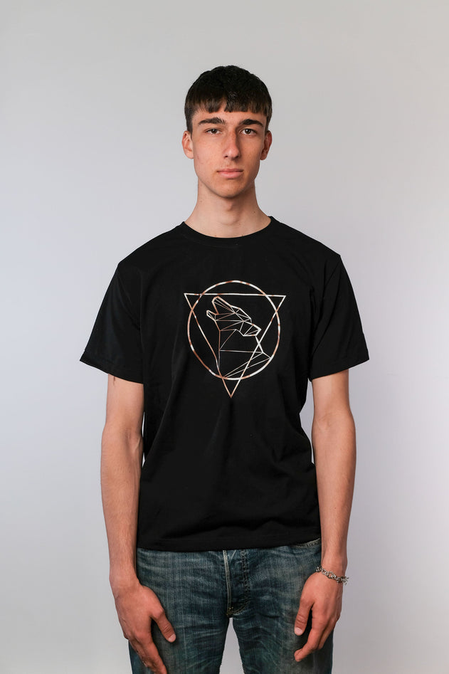Bermuda T-Shirt Black/Rose Gold