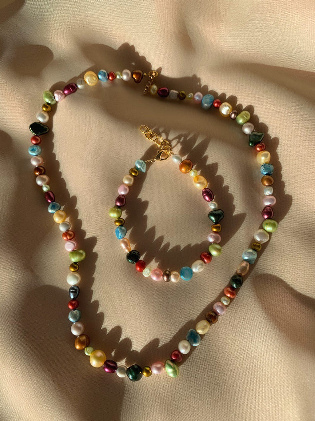 Confetti Pearl Necklace