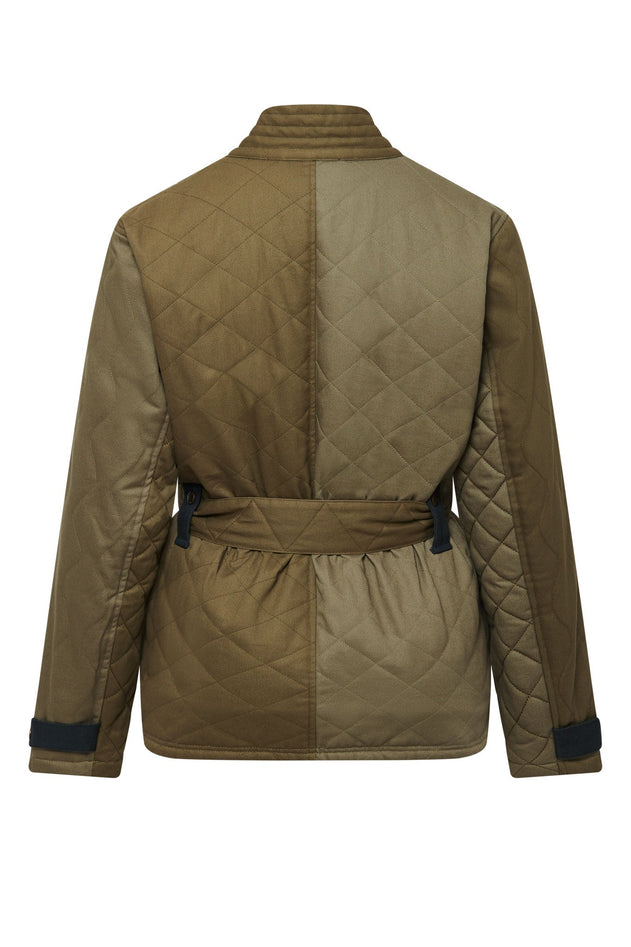 Zuri Cotton Patchwork Jacket Green