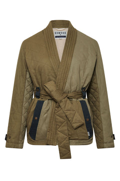 Zuri Cotton Patchwork Jacket Green