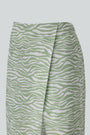 Carolina Machado - Iris Zebra Asymmetrical Skirt Green, image no.3