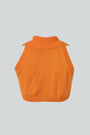 Carolina Machado - Papaya Knitted Crop Top Orange, image no.4