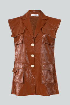 Fauna Vest Brown