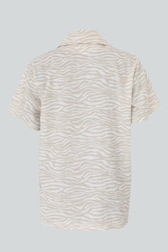 Aloha Zebra Shirt White