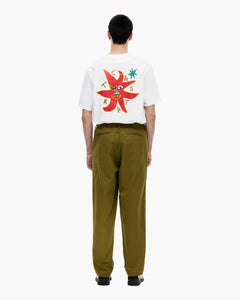 Hockney Cotton Trousers Khaki