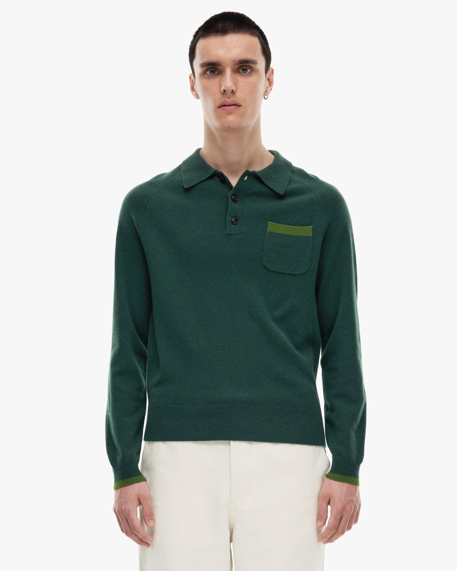 Manlobia Polo Sweater Green