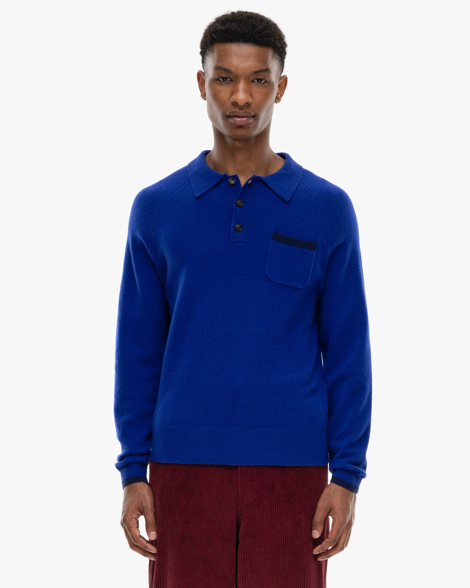 Manlobia Polo Sweater French Blue