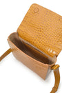 LEANDRA - Squere Leather Shoulder Bag Camel, image no.5