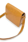 LEANDRA - Squere Leather Shoulder Bag Camel, image no.3